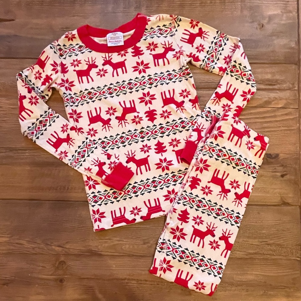 Kids Hanna Andersson Christmas pajamas in size 10